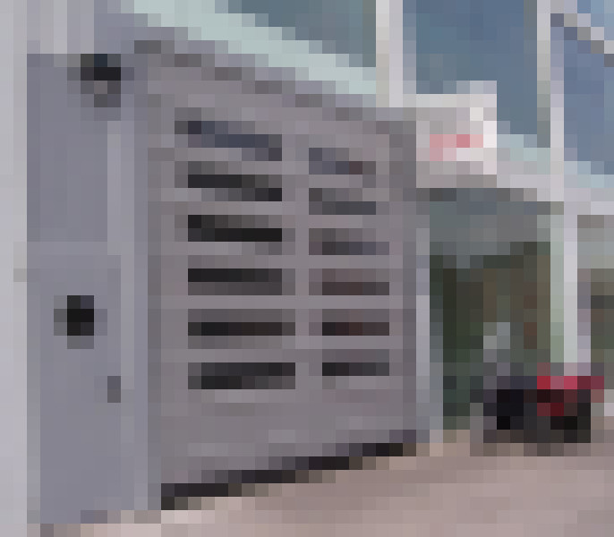 Image of Dock Solutions High Speed doors | Grey  multi view panels